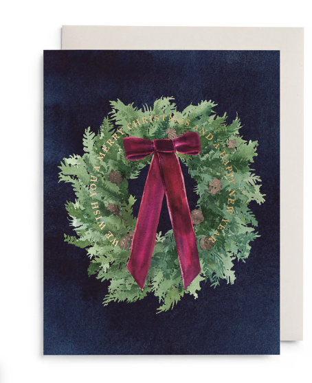 Velvet Bow Wreath Boxed Set
