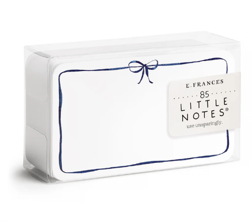 Navy Bow Little Notes