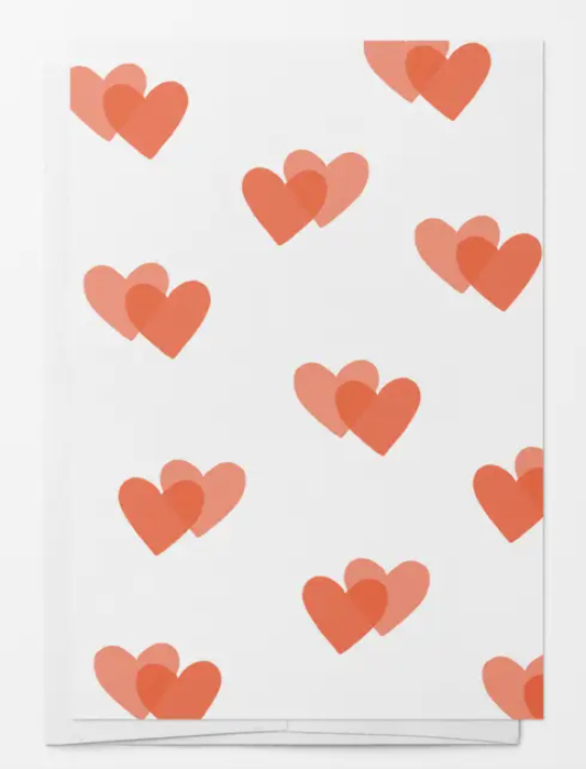 Heart Pattern Enclosure Card