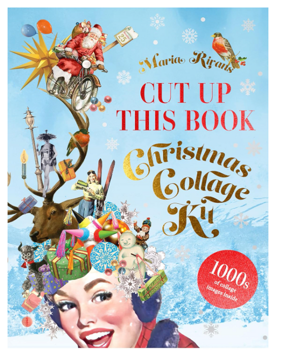 Cut Up This Book Christmas Collage Kit