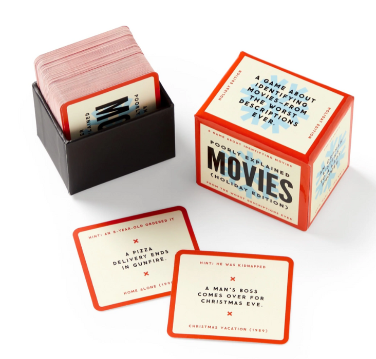 Poorly Explained Movies Game Holiday Edition
