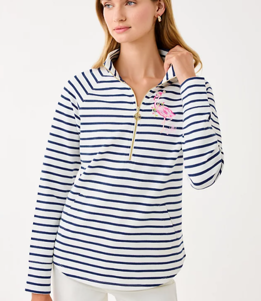 Skipper Popover | Multi Holiday Flamingo