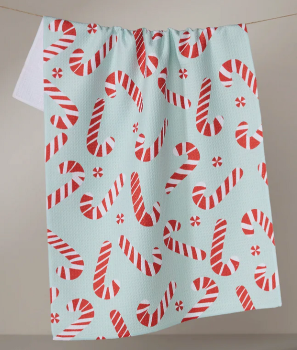 Geometry Tea Towel | Peppermint Twist