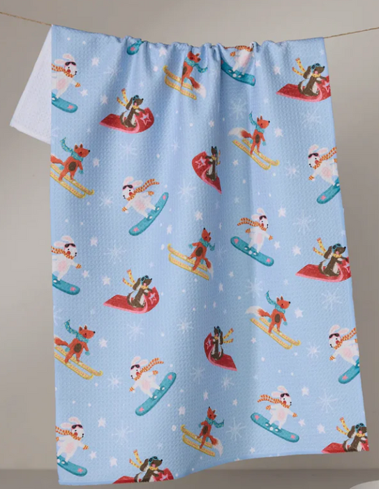 Geometry Tea Towel | Winter Friends
