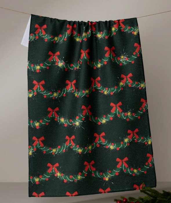 Geometry Tea Towel | Yuletide Garland