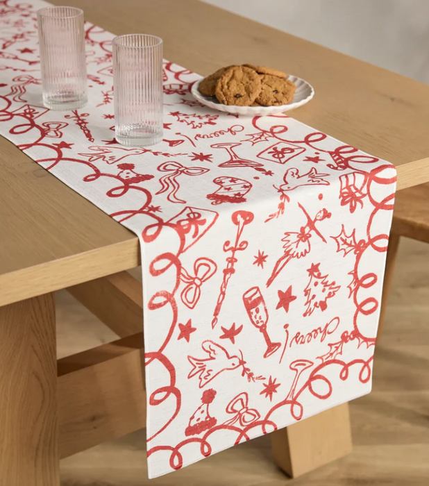 Geometry Table Runner | Doodles for the Holiday