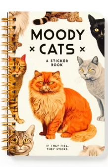 Moody Cats Sticker Book