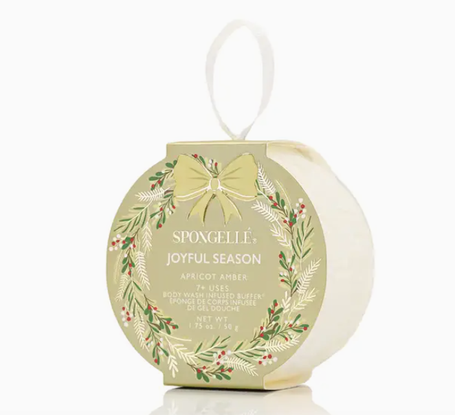 Joyful Season Apricot Amber Wreath Buffer