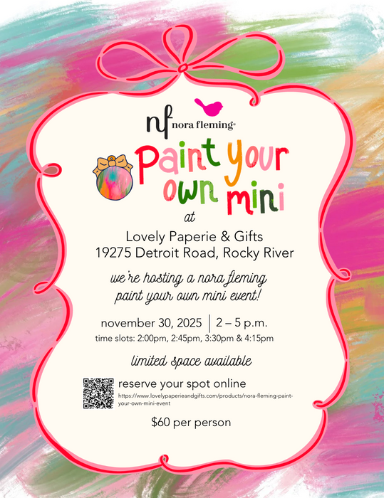 Nora Fleming | Paint Your Own Mini Event 11/30/25