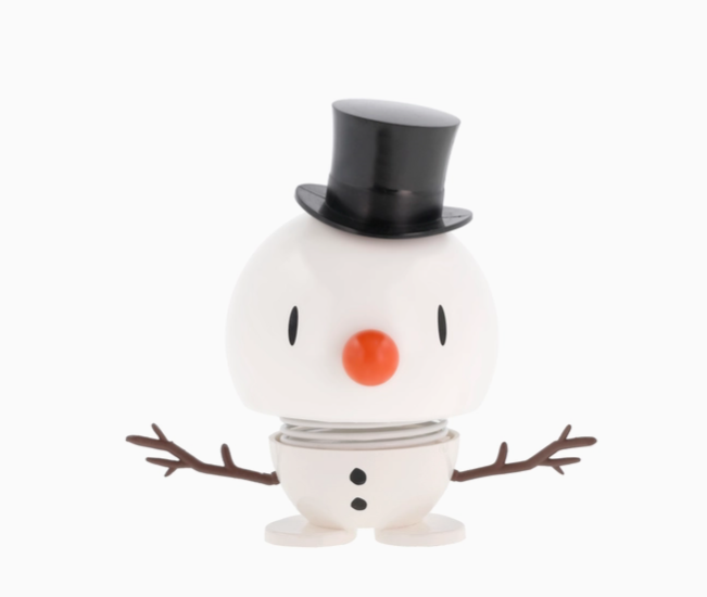 Medium Hoptimist Snowman Bumble | White