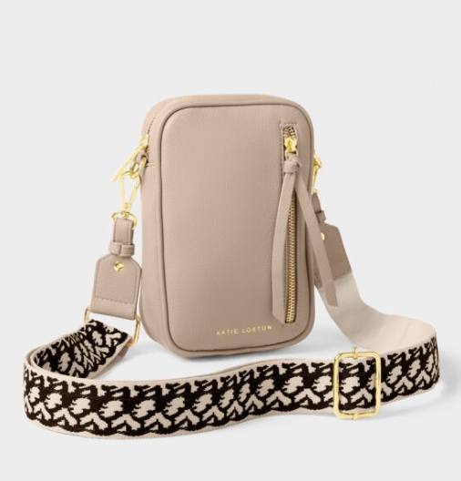 Small Hallie Crossbody Bag | Lt Taupe