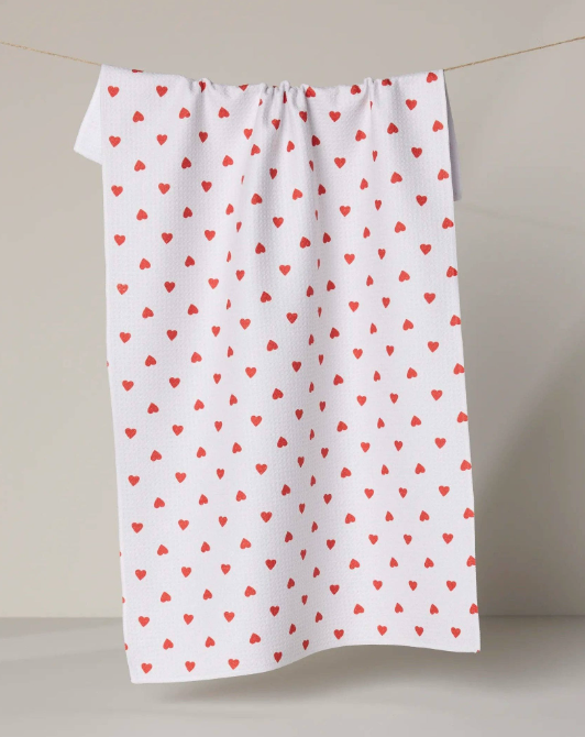 Geometry Tea Towel | Baby Hearts