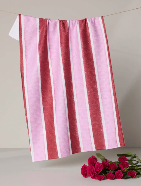 Geometry Tea Towel | Super Sweet Stripe