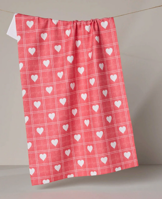 Geometry Tea Towel | Kind Spirit Red