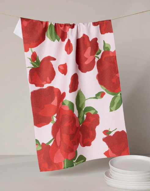 Geometry Tea Towel | Whispering Roses