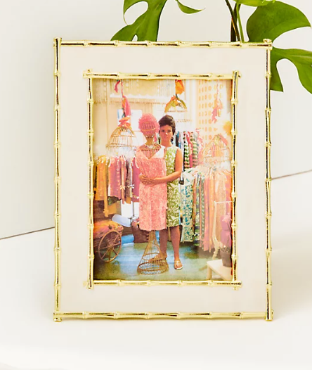 Lilly 5x7 Bamboo Enamel Frame