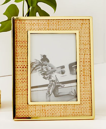 Lilly 4x6 Raffia Mat Frame