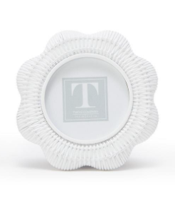 White Rattan Frame | Square