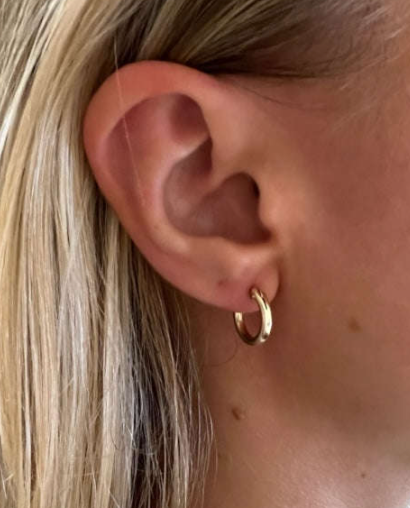 Monterey 13mm Waterproof Hoop Earrings
