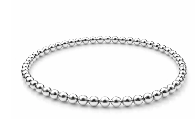 3mm Karma Sterling Waterproof Bracelet