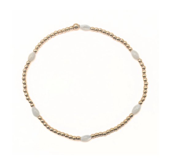 Aspen White Opal Waterproof Bracelet
