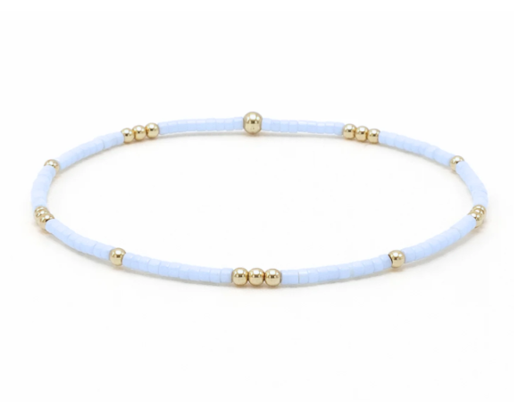 2mm Newport Blue Gray Waterproof Bracelet