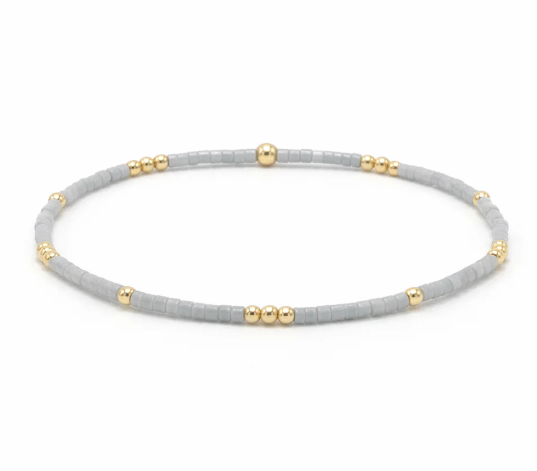 2mm Newport Cloud Gray Waterproof Bracelet