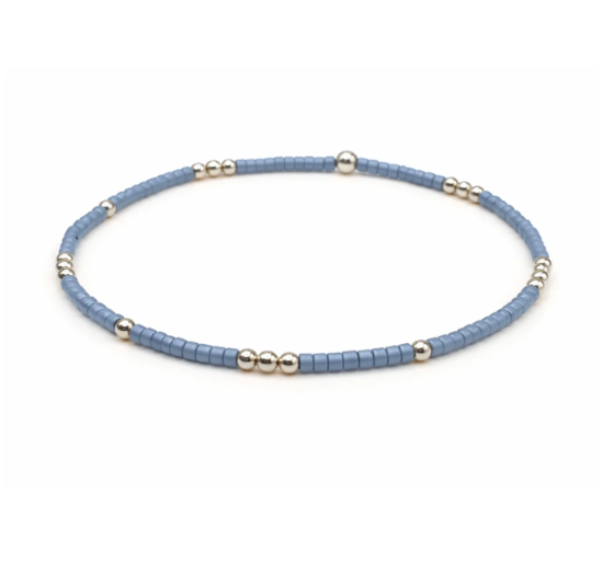 2mm Newport Denim Blue Waterproof Bracelet