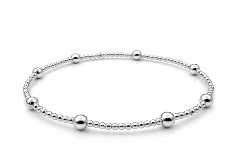 2mm Sterling Karma Waterproof Bracelet