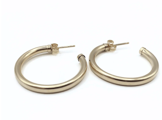 Paris 27mm Waterproof Hoop Earrings