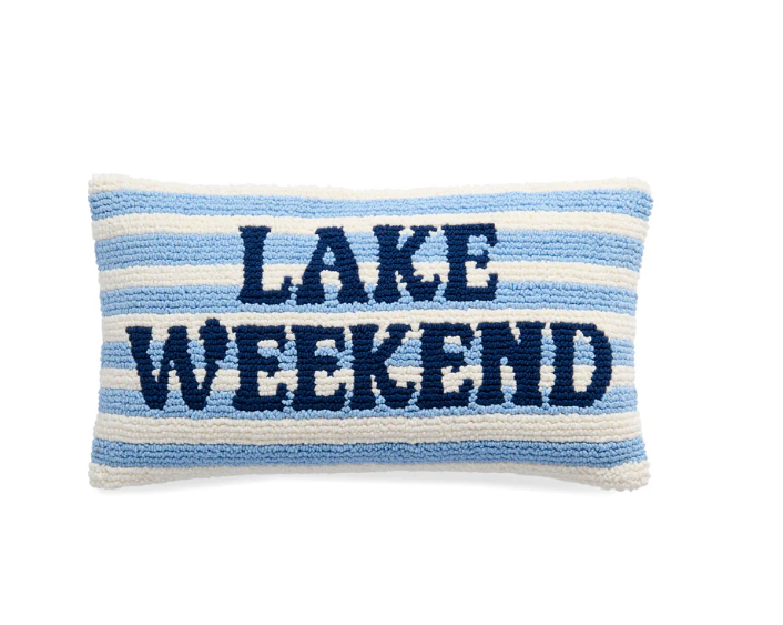 Blue Lake Weekend Pillow