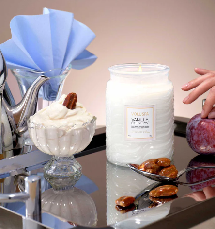 Vanilla Sunday Voluspa Candle | Large Jar