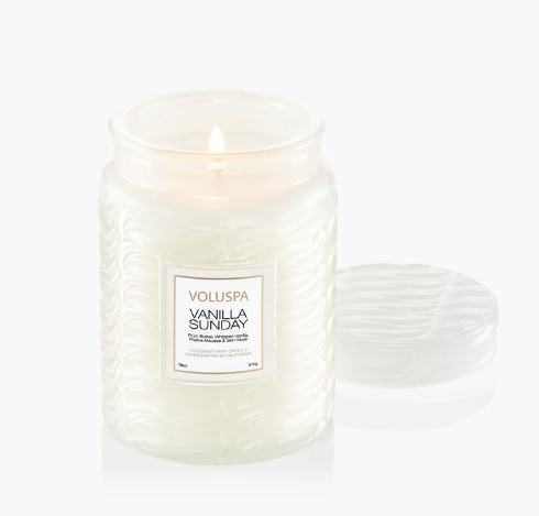 Vanilla Sunday Voluspa Candle | Large Jar