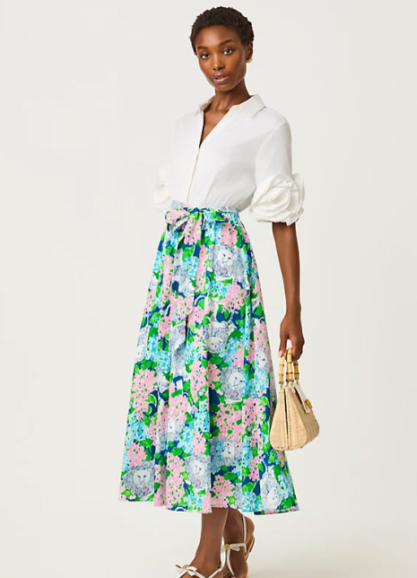 Sonaire Midi Shirtdress | Starlight Navy Lydia The Lion