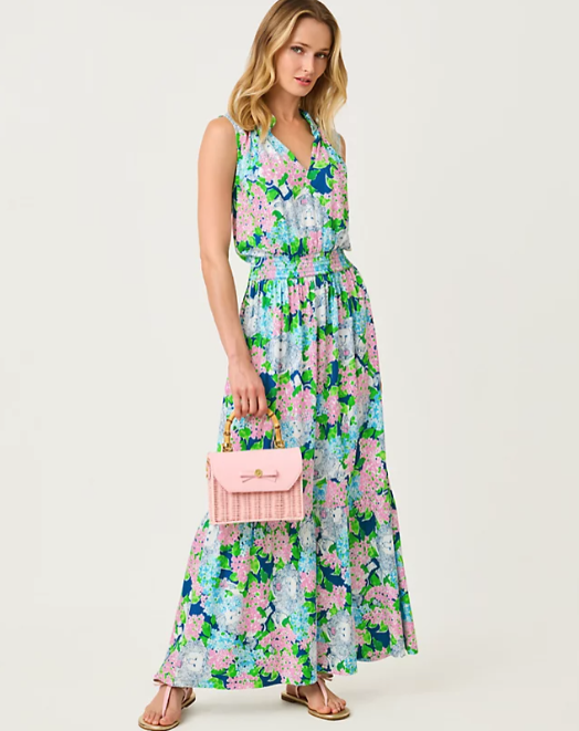 Amira Maxi Dress | Starlight Navy Lydia The Lion