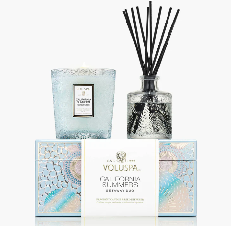 California Summers Voluspa Candle & Diffuser Set