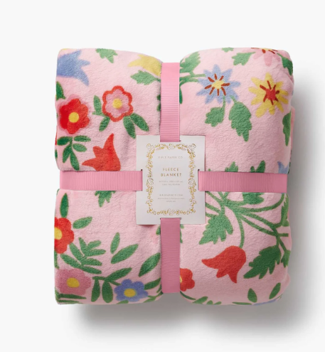 Rosette Fleece Blanket