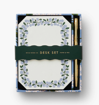 Hydrangea Note Writing Set