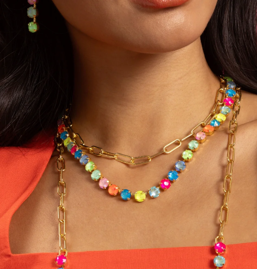 Matilda Tennis Necklace | Candy Carnival