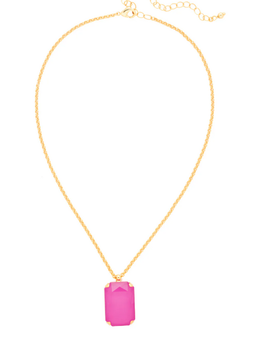 Viretta Pendant Necklace | Pink