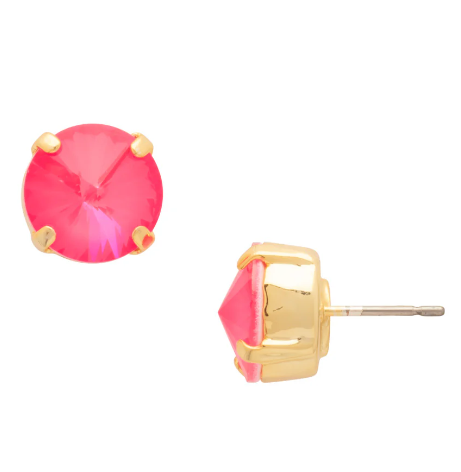 London Studs | Electric Pink