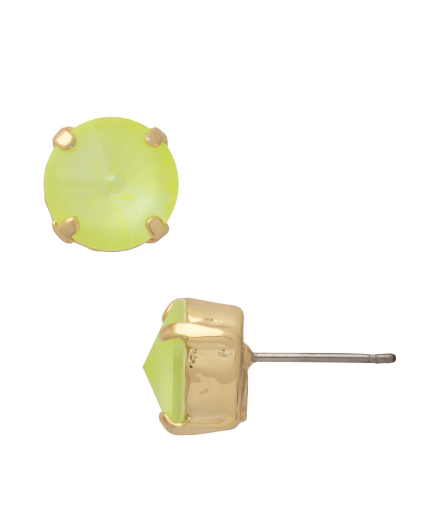 London Studs | Electric Yellow