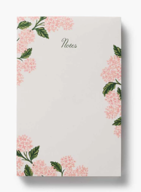 Pink Hydrangea Notepad