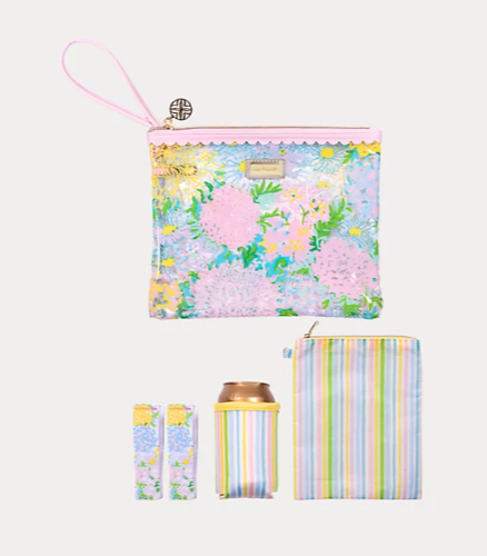 Lilly Garden Home Beach Day Pouch