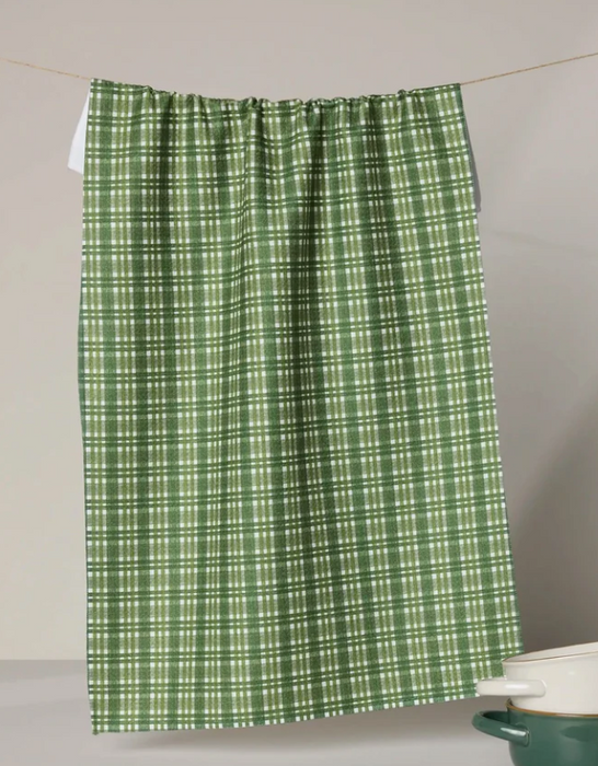 Geometry Tea Towel | Shay Plaid