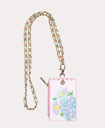 Lilly Garden Home Zip ID Lanyard
