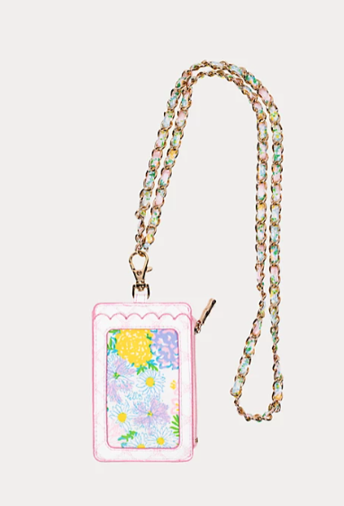 Lilly Garden Home Zip ID Lanyard