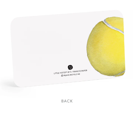 Tennis Little Notes