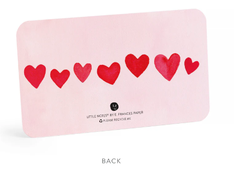 Mini Hearts Blush Little Notes
