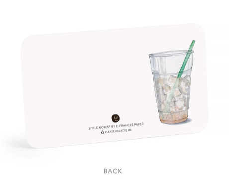 Iced Coffee Little Notes